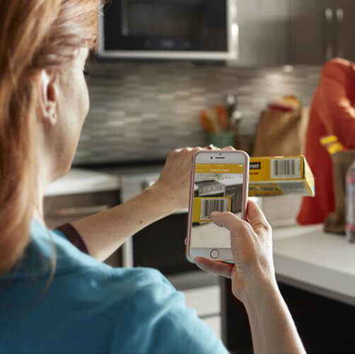 Whirlpool Woman Scanning Box