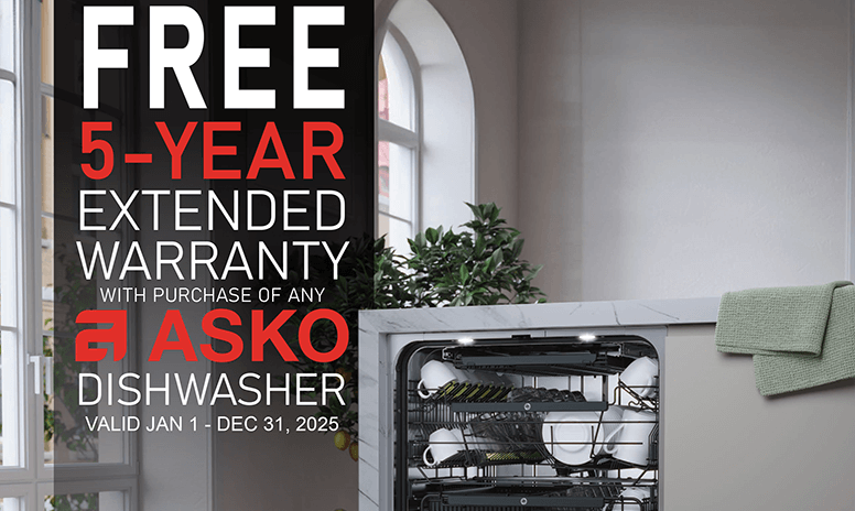 Rebates Image - Asko 5-Year Extended Warranty